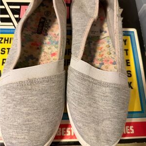 Gray Women's Slip-On Shoes